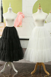 Černá organzová spodnička, spodnička cosplay společenských šatů, spodnička Lolita, baletní tutu sukně, dlouhá spodnička, délka 80 cm