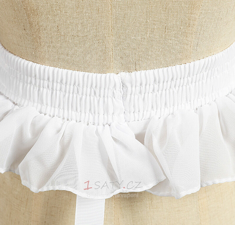 4vrstvá nadýchaná spodnička s výřezem volánková spodnička nastavitelná spodnička