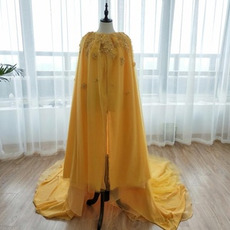 Svatební elegantní krajkový dlouhý šátek s 5 vrstvami večerního šálu