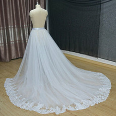 Odnímatelné svatební šaty tylová sukně Odnímatelné doplňky nevěsty sukně vlastní velikosti