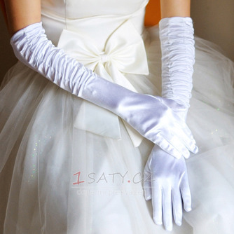 50cm Svatební šaty Saténové rukavice Performance Stage Performance Dlouhé dámské rukavice - Strana 1
