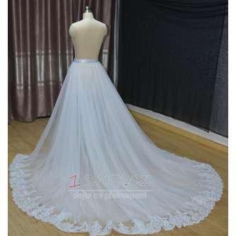 Odnímatelné svatební šaty tylová sukně Odnímatelné doplňky nevěsty sukně vlastní velikosti - Strana 3