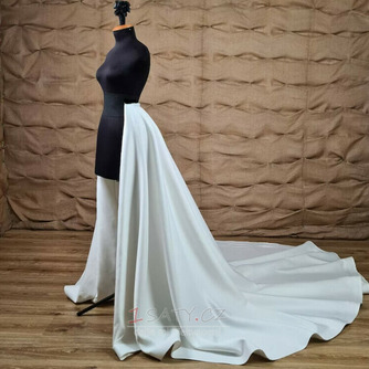 Odnímatelná svatební saténová sukně odnímatelná saténová sukně s vlečkou - Strana 3