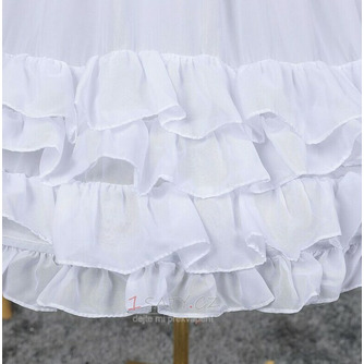 lolita spodnička pro každodenní nošení lolita volánová spodnička nastavitelná sukně - Strana 5