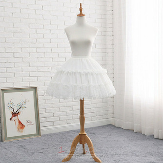 Lolita Gauze Spodnička, Bílá / Černá spodnička, Krátká spodnička, Svatební spodnička, Párty spodničky, Délka 47 cm - Strana 2