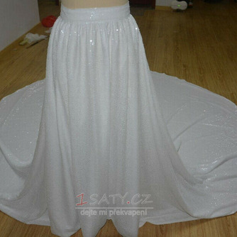Flitry sukně odnímatelná sukně vlečka šaty nevěsta odnímatelná sukně svatební sukně svatební doplňky vlastní velikost - Strana 5