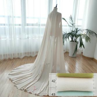 Šifonová dlouhá šála jednoduchá elegantní svatební bunda dlouhá 2 metry - Strana 8