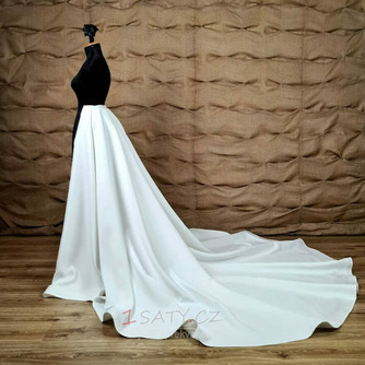 Odnímatelná svatební saténová sukně odnímatelná saténová sukně s vlečkou - Strana 5