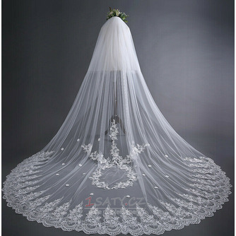 3 metry velké koncové závojové svatební doplňky Photo Studio Photo Veil Bride Vynikající závoj - Strana 1