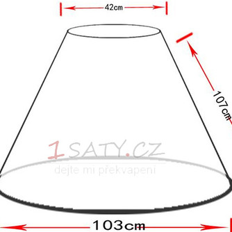 svatební šaty spodní spodnička volánová spodnička elastický pas svatební kostel velká spodní spodnička - Strana 7