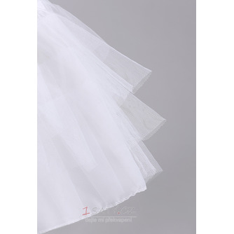 Svatba Petticoat Ballet sukně Krátká dvojitá příze Elastický pas - Strana 3