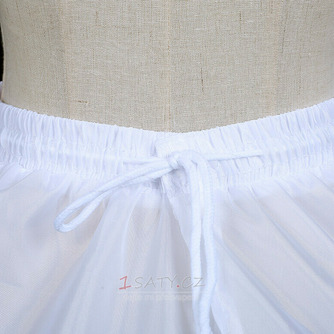 Šest ocelových kroužků elastický pas zvýšení spodnička černá a bílá barva svatební šaty spodnička - Strana 3