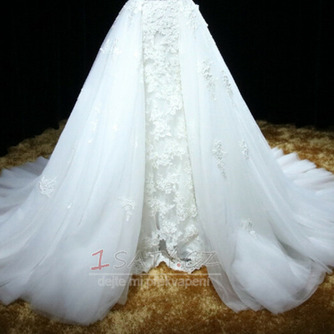 svatební sukně Odnímatelné krajkové Svatební šaty s odnímatelnou sukní Tyl Odnímatelné svatební šaty vlečka Odnímatelná sukně - Strana 2