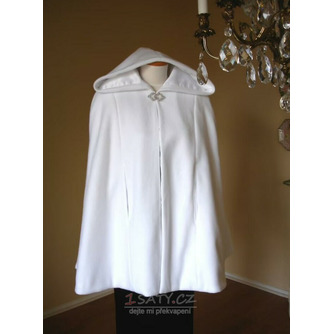 Svatební plášť s kapucí krátký svatební plášť Svatební bolerko Zimní svatební přikrývka - Strana 5