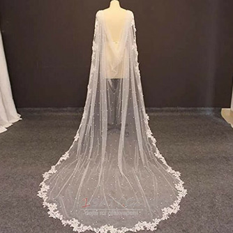 Svatební svatební šaty Perlový šátek Závoj Krajkový šátek - Strana 1