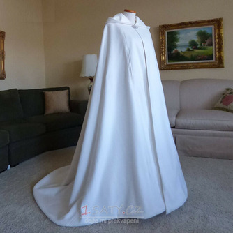 200CM nevěsta šátek svatební kabát plášť bílý šátek s kapucí - Strana 6