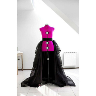 Odepínací sukně Organzová sukně Černé plesové šaty Vrstvená sukně Formální sukně Svatební sukně vlastní velikost - Strana 3
