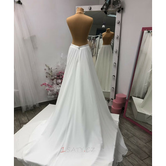 Šifonová svatební sukně Svatební sukně samostatná Odnímatelná svatební sukně Odepínací svatební sukně - Strana 1