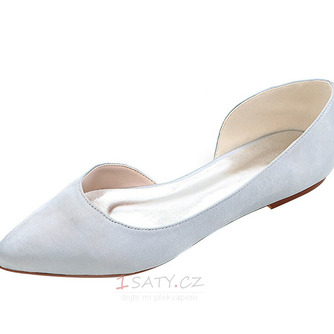 Špičaté boty na saténové ploché boty na ples pro příležitostné dámské boty - Strana 1