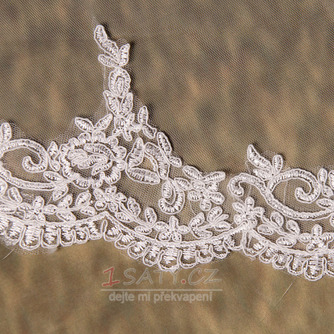 Svatební závoj Multi Layered Ceremonial Cold Lace Long Tissue Lace - Strana 6