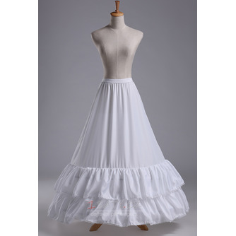 Svatební petticoat Lace trimming Svatební šaty Dlouhá polyesterová taffeta - Strana 1