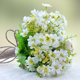 Zelené a bílé čaje květiny ruční kytici korejské nevěsty ženatý simulace - Strana 2