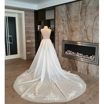 Svatební vlečná tylová sukně Odnímatelná tylová svatební sukně Přizpůsobená sukně - Strana 1