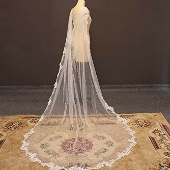 Svatební svatební šaty Perlový šátek Závoj Krajkový šátek - Strana 2