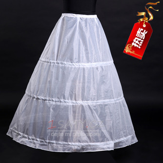 Svatební petticoat Polyester taffeta Jednoduché Tři ráfky Plné šaty - Strana 2