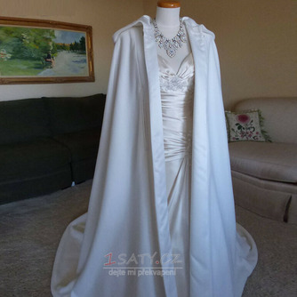 200CM nevěsta šátek svatební kabát plášť bílý šátek s kapucí - Strana 7
