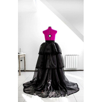 Odepínací sukně Organzová sukně Černé plesové šaty Vrstvená sukně Formální sukně Svatební sukně vlastní velikost - Strana 2