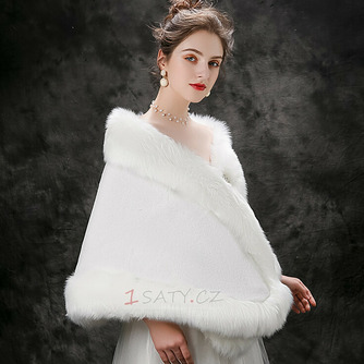 Svatební teplý šátek zimní svatební bunda tlustá velká velikost šálu - Strana 3