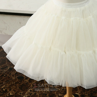 nevěsta svatební mini krinolína, volánové společenské šaty krátká spodnička, nadýchaná sukně - Strana 4