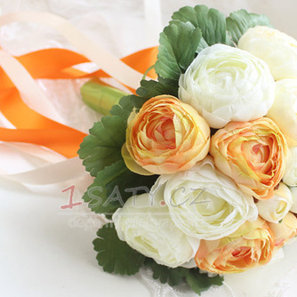 Bílá pivoňka korejská nevěsty ruční huashan camellia simulace červená svatební kytice - Strana 1