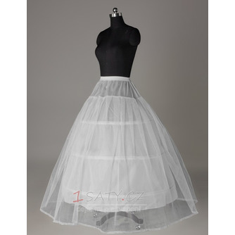 Svatební petticoat Elastický pas Jednoduché tři rámy Perimeter Lace trim - Strana 2