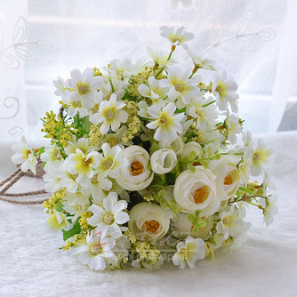 Zelené a bílé čaje květiny ruční kytici korejské nevěsty ženatý simulace - Strana 1