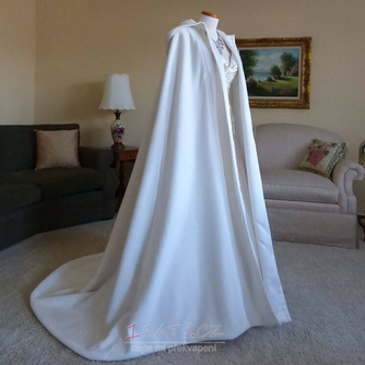200CM nevěsta šátek svatební kabát plášť bílý šátek s kapucí - Strana 1