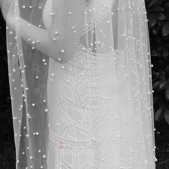 svatební luxusní perlový závoj svatební perlový závoj svatební příslušenství závoj - Strana 2