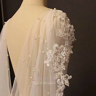 Svatební svatební šaty Perlový šátek Závoj Krajkový šátek - Strana 3
