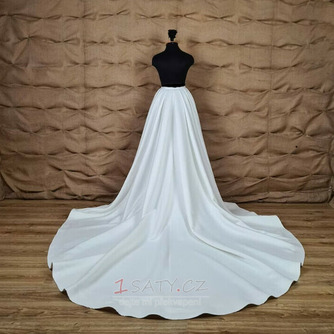 Odnímatelná svatební saténová sukně odnímatelná saténová sukně s vlečkou - Strana 2