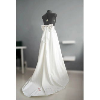 s velkou mašlí Svatební sukně svatební saténová sukně Svatební šaty samostatná Sukně na zakázku - Strana 1