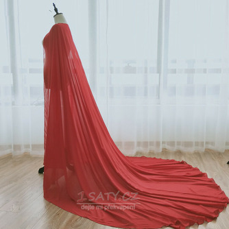 Šifónový šátek svatební jednoduchý šátek nevěsta elegantní šál dlouhý 2M - Strana 9