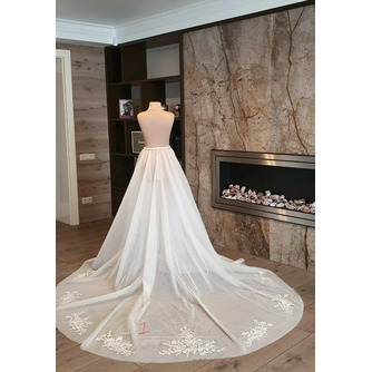 Svatební vlečná tylová sukně Odnímatelná tylová svatební sukně Přizpůsobená sukně - Strana 2