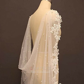 Svatební svatební šaty Perlový šátek Závoj Krajkový šátek - Strana 5