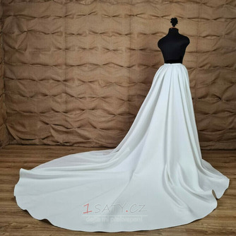 Odnímatelná svatební saténová sukně odnímatelná saténová sukně s vlečkou - Strana 4