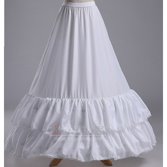 Svatební petticoat Lace trimming Svatební šaty Dlouhá polyesterová taffeta - Strana 2