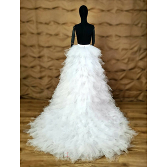 Odepínatelná svatební vlečka tylová sukně tylové svatební šaty sukně sukně s vlečkou odnímatelná sukně - Strana 2