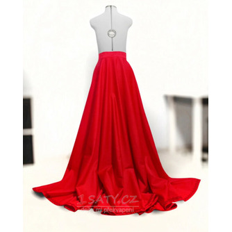 Odnímatelná sukně kaplička vlečka Odnímatelná sukně Sukně k šatům Červená plesová sukně - Strana 3