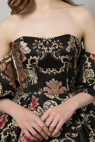 Luxusní Dlouho Střední Krátký rukáv Přírodní pas Promové šaty - Strana 5