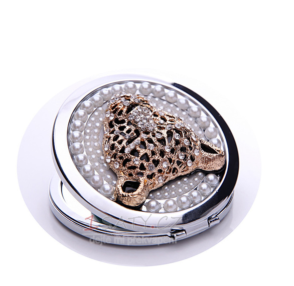 Circle Inlaid diamant Narozeniny svatební kovové skládací ozdoba